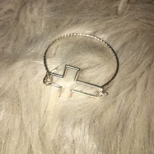 Sterling Silver Cross bracelet